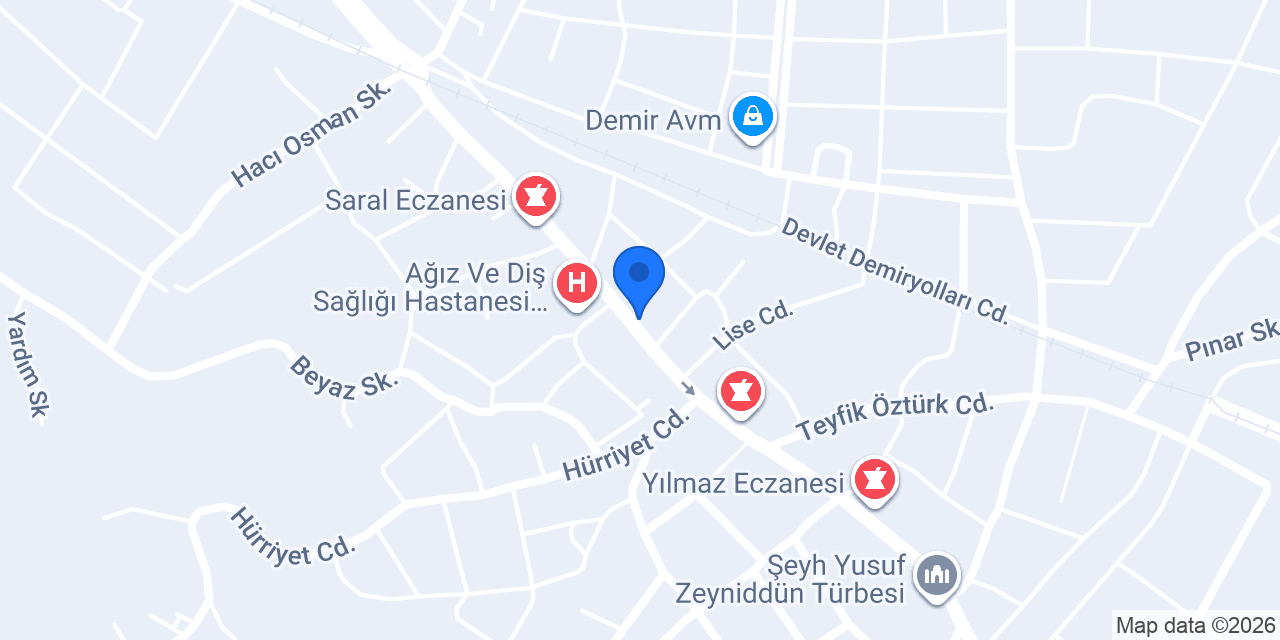 Beyaz Ev Döner Tekkeköy konumu