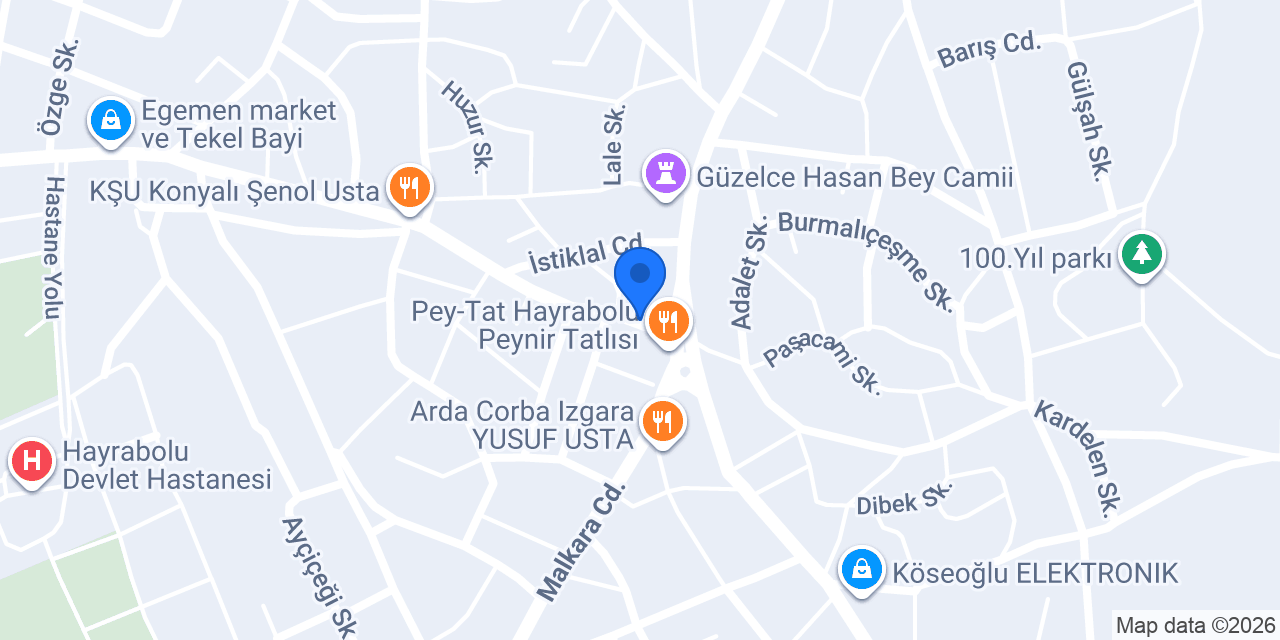 Avukat Fahri Sürücü konumu