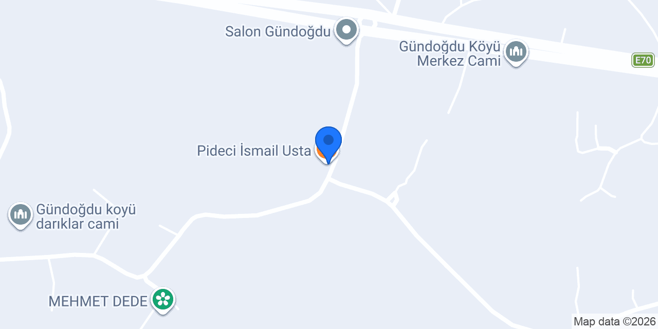 Pideci İsmail Usta konumu