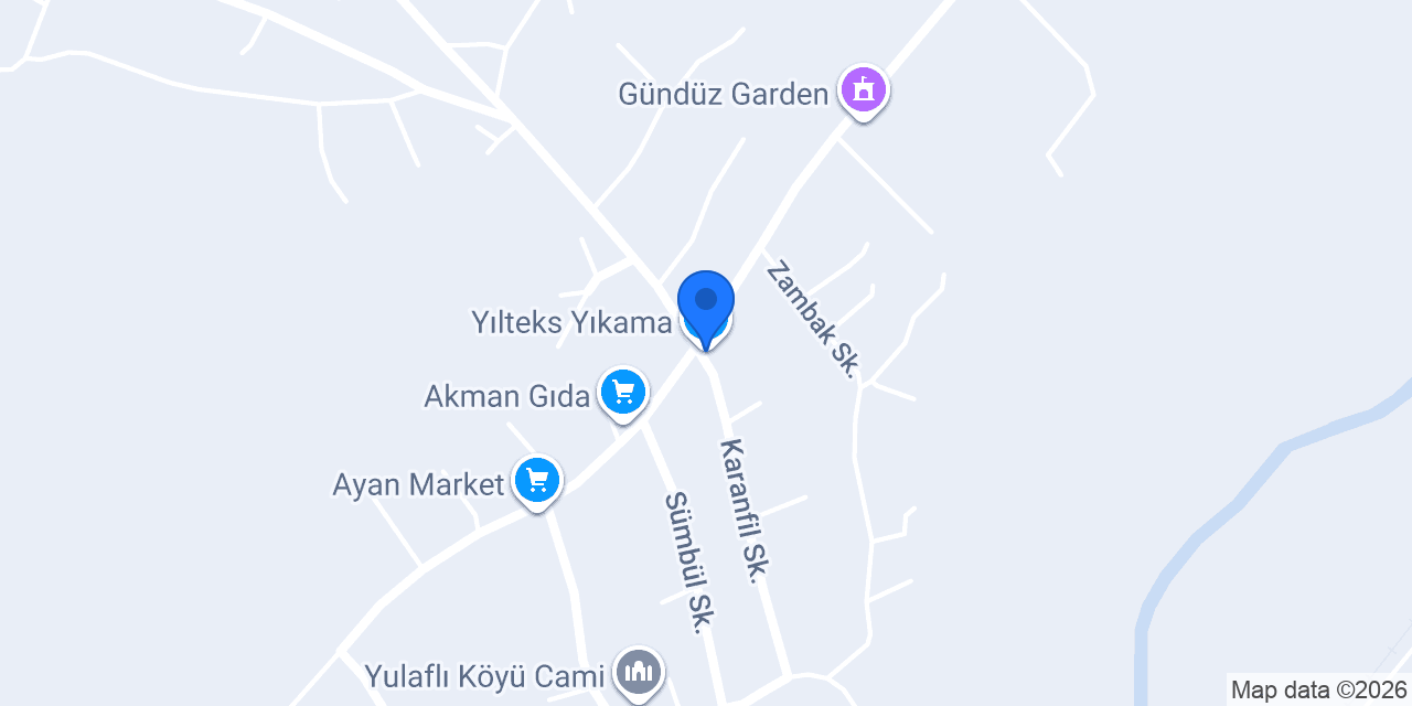 Yılteks Yıkama konumu