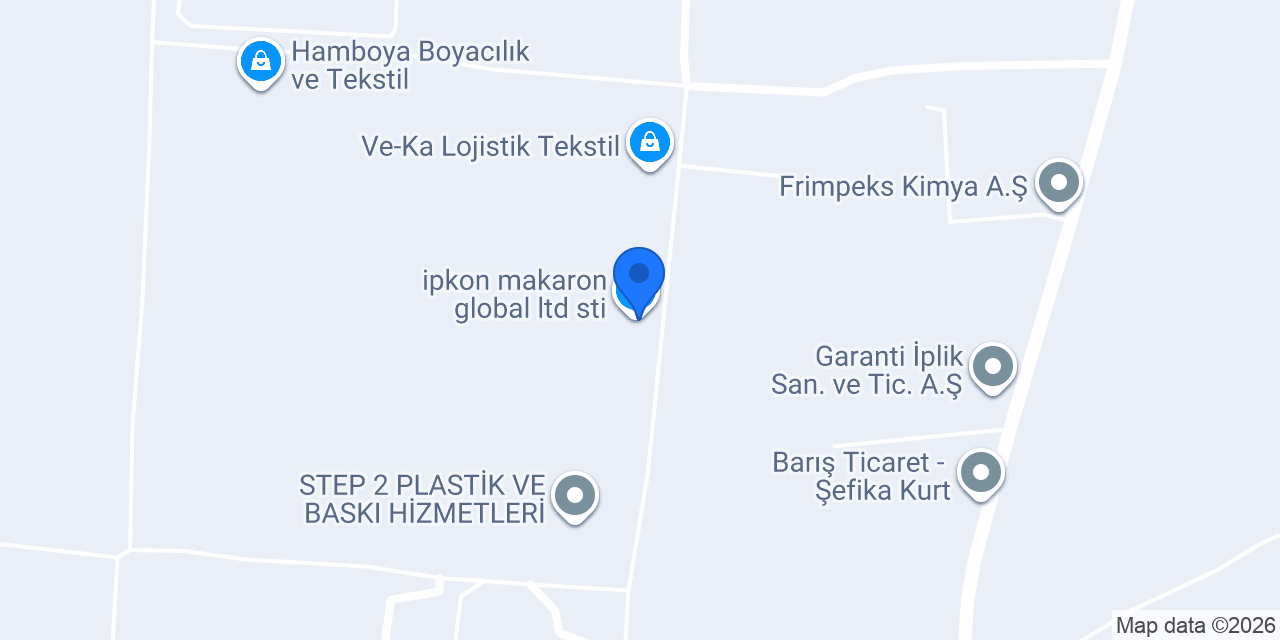 ipkon makaron global ltd sti konumu