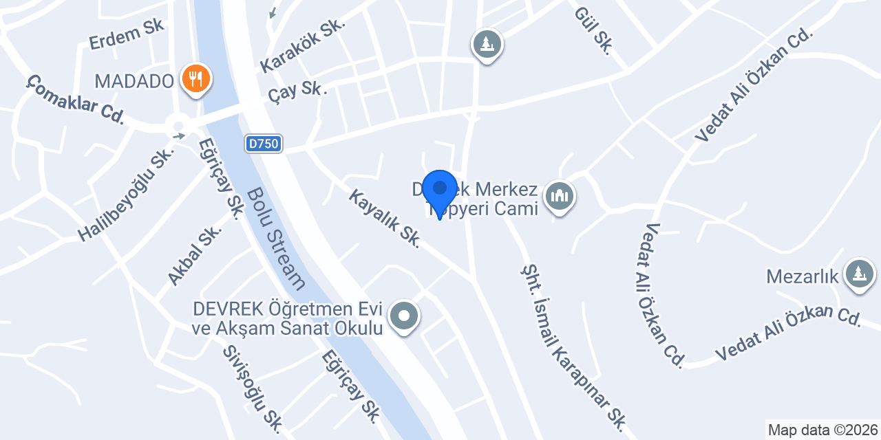Devrek 1 Nolu Aile Sağlık Mer. konumu
