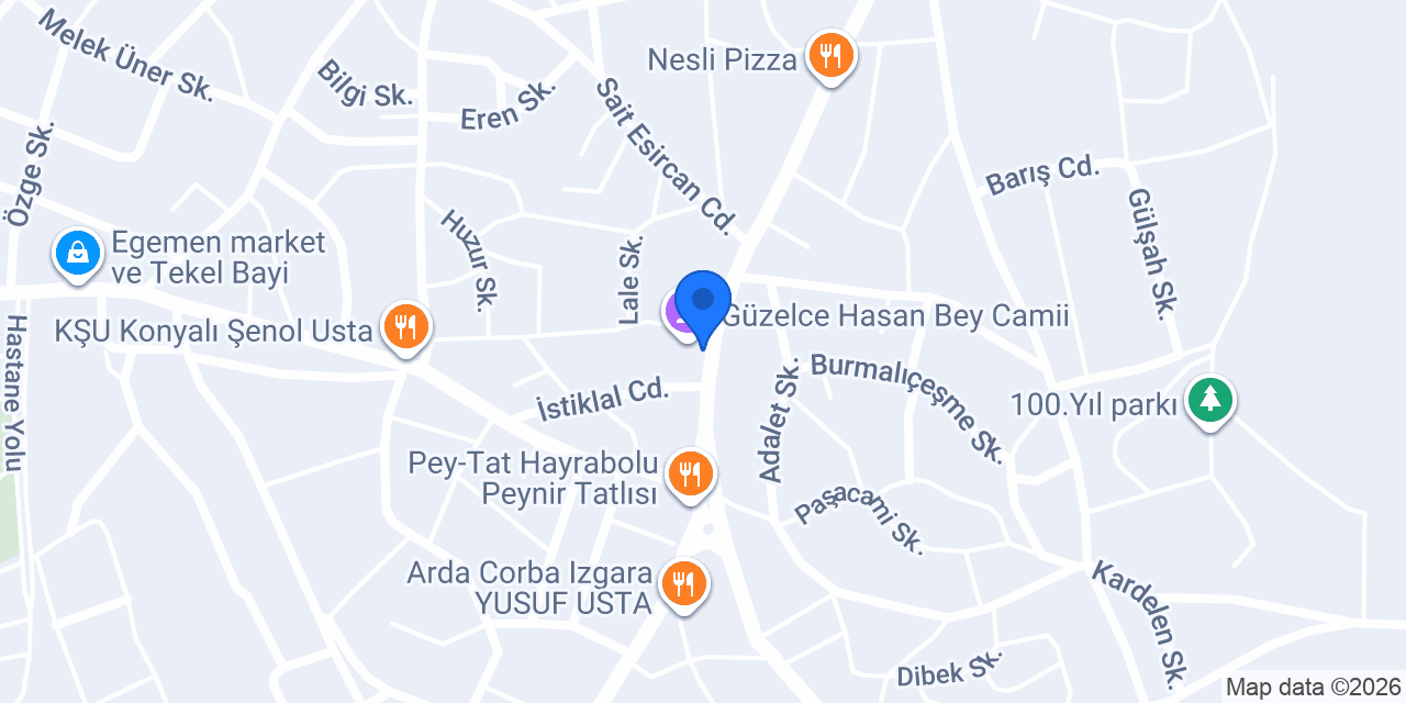 Şahinhalı hayrabolu konumu