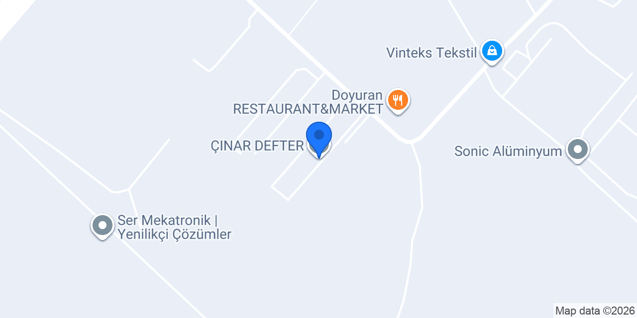 ÇINAR DEFTER konumu