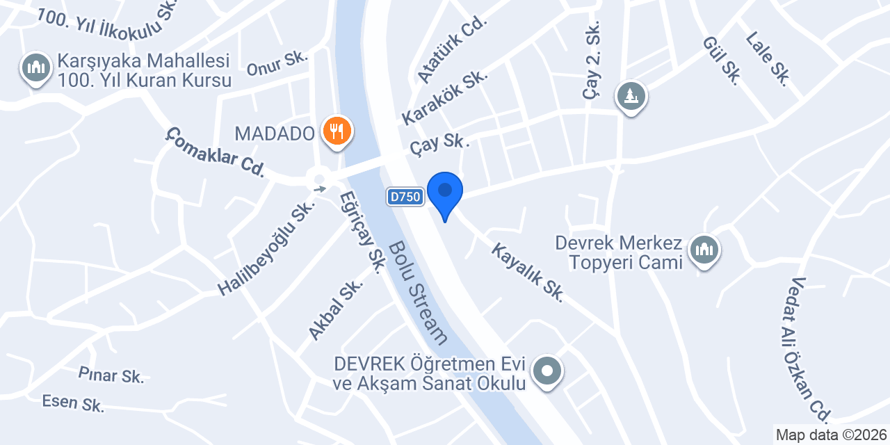 Göktepe Yapı Malzemeleri - Jotun Devrek Satış Noktası konumu