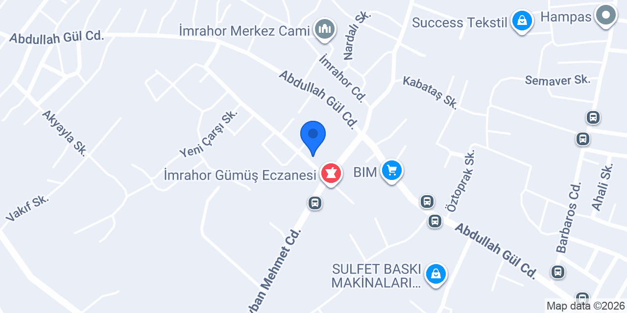 Özden Seramik konumu
