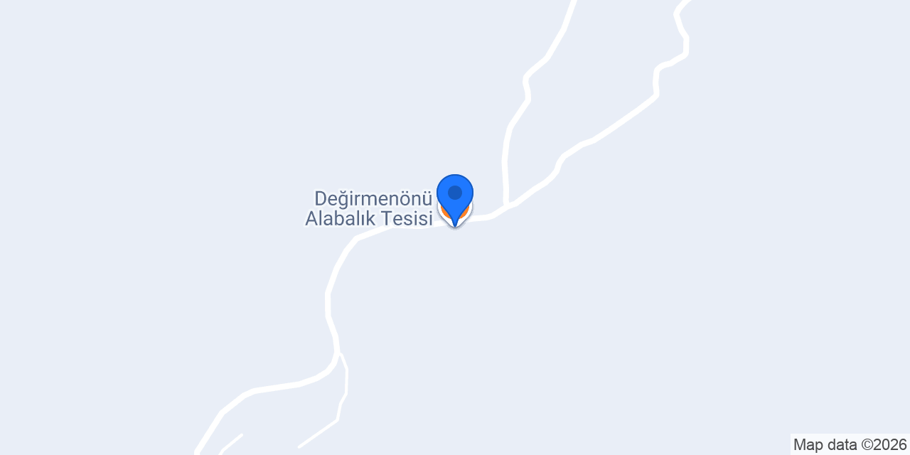 Değirmenönü Alabalık Tesisi konumu
