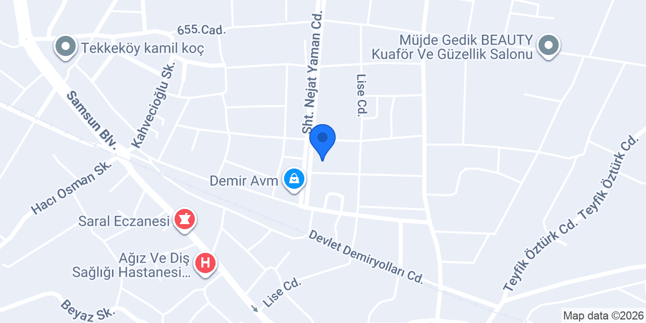 Şehir Lokantası Tekkeköy konumu