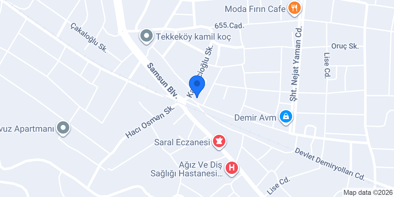 Tekkekoy Anaokulu konumu