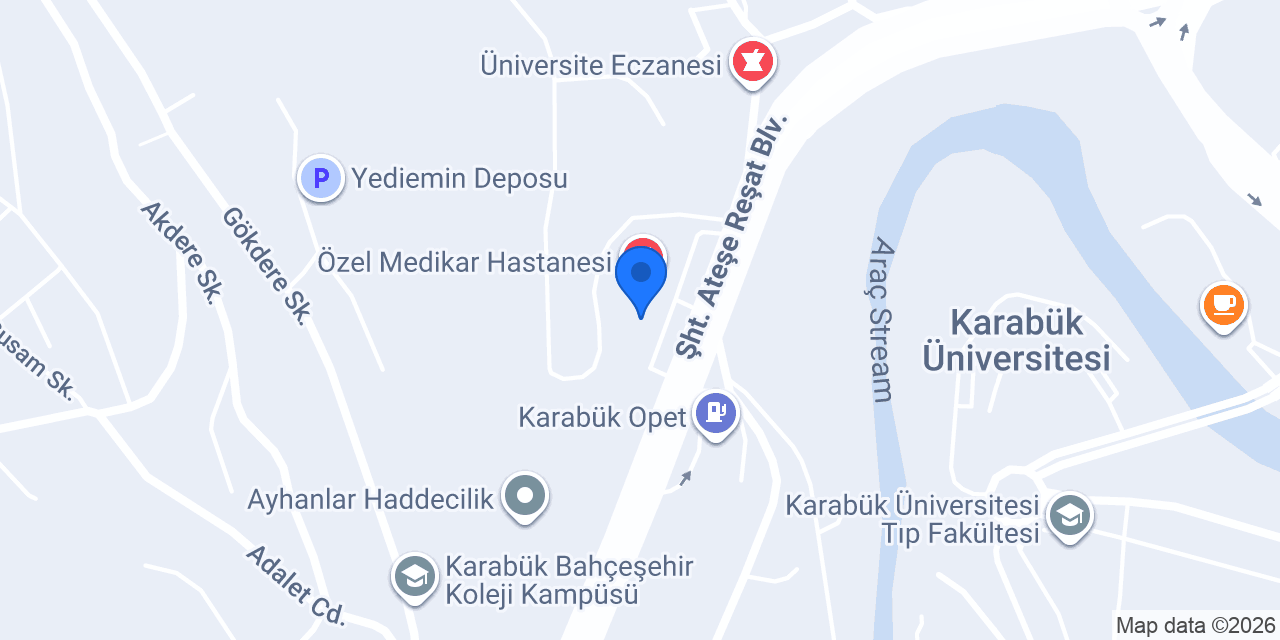 Uzm. Dr. Necdet Çatalbaş konumu