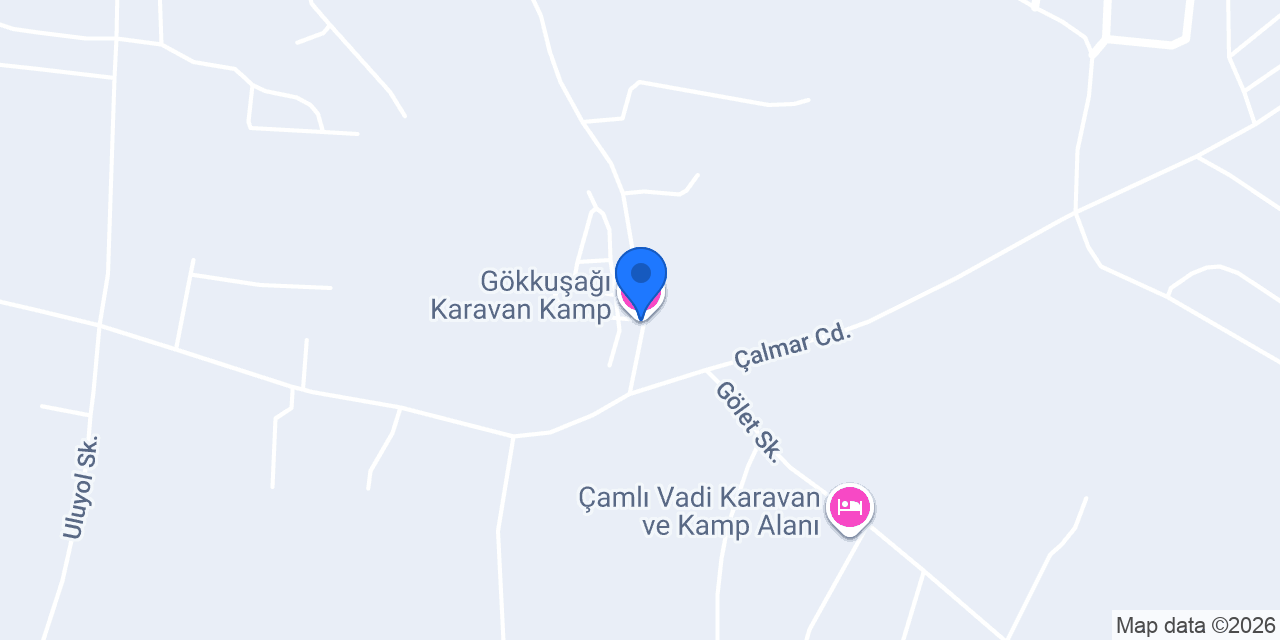 Gökkuşağı Karavan Kamp konumu