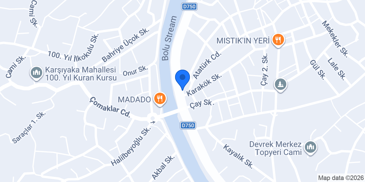 Ayyıldız Otomotiv konumu