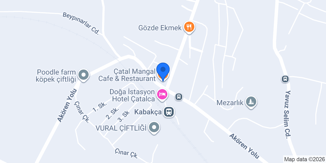 Çatal Mangal Cafe & Restaurant konumu