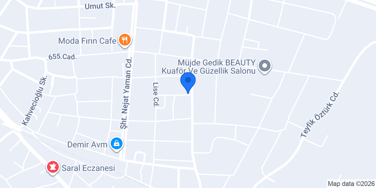 Kuzey Yapı Dekorasyon konumu