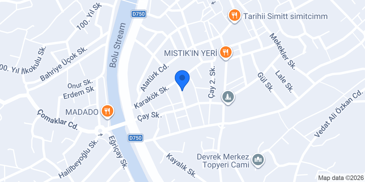 Devrek Adliyesi konumu