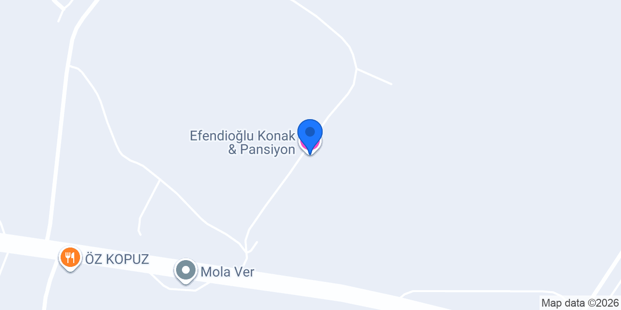 Efendioğlu Konak & Pansiyon konumu