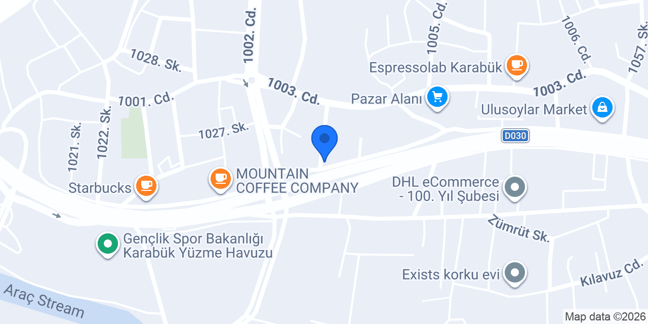 Üstad Cafe Restaruant konumu