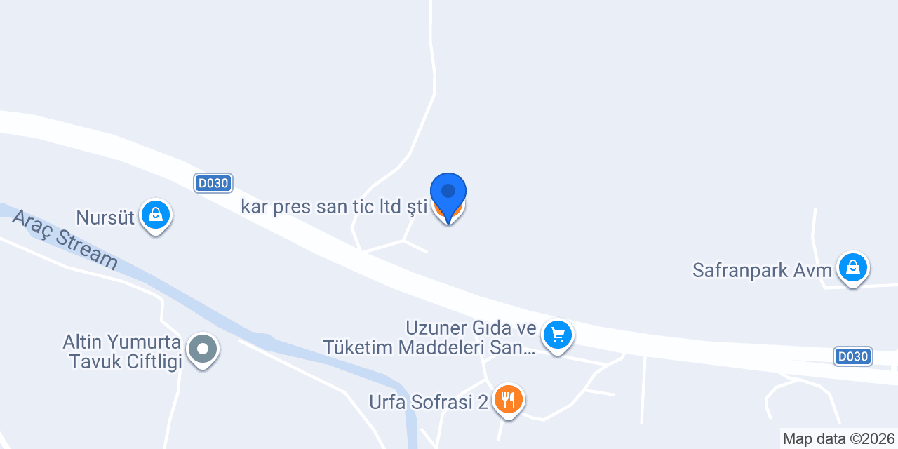 kar pres san tic ltd şti konumu