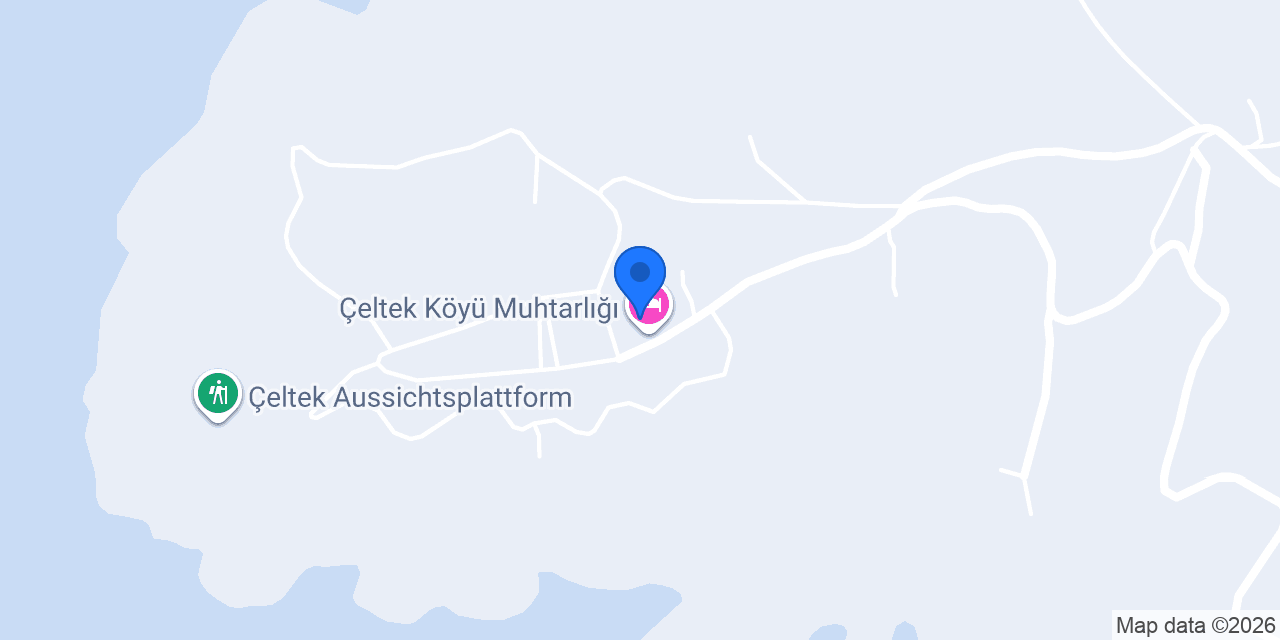 Çeltek Köyü Muhtarlığı konumu