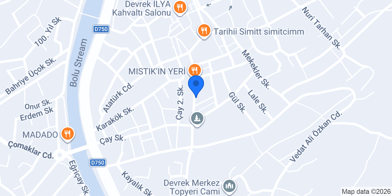 Garanti BBVA Devrek Şubesi konumu
