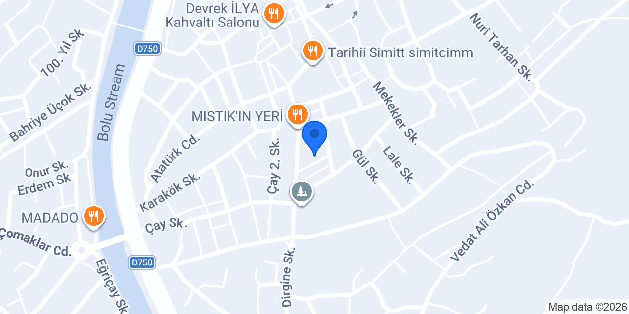 Şemsiye Kafe konumu