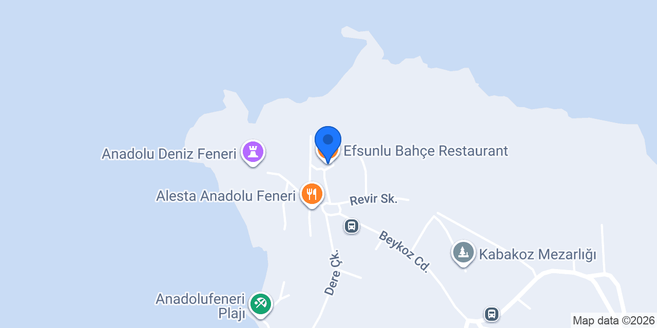 Efsunlu Bahçe Restaurant konumu