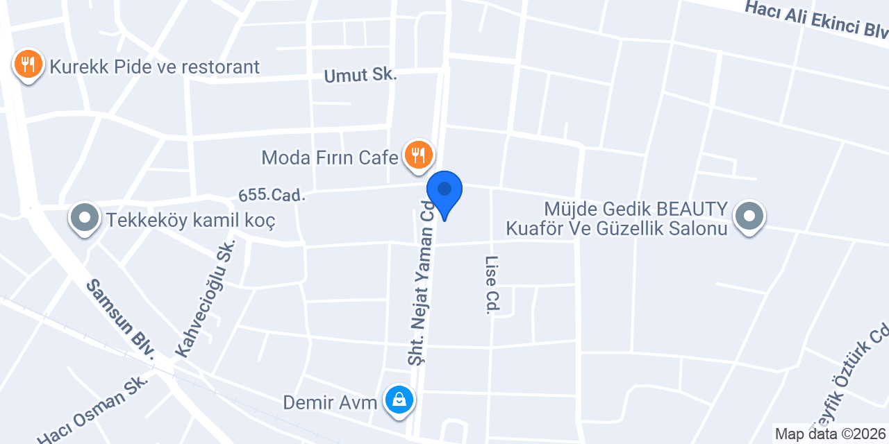 LA PERLA Tekkeköy konumu