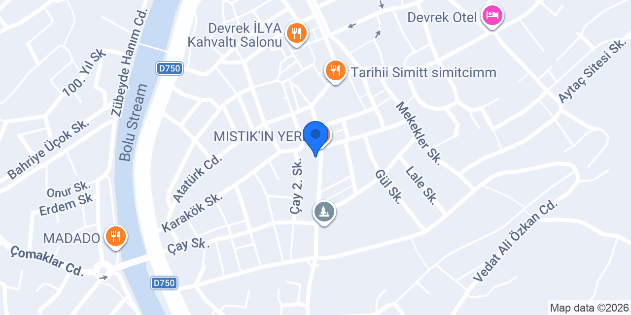 Akça Market konumu