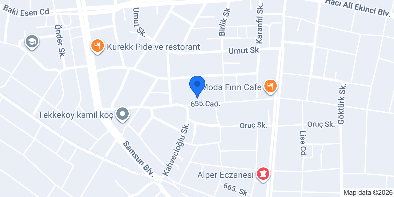 MURAT PULUSOĞLU & ERKEK KUAFÖRÜ & SAÇ UZMANI konumu