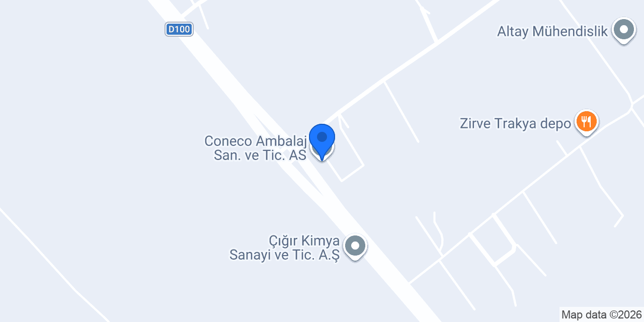 Coneco Ambalaj San. ve Tic. A.S. konumu