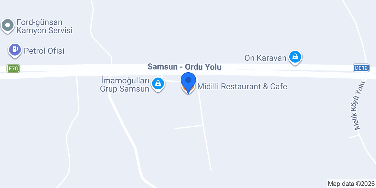 Midilli Restaurant & Cafe konumu