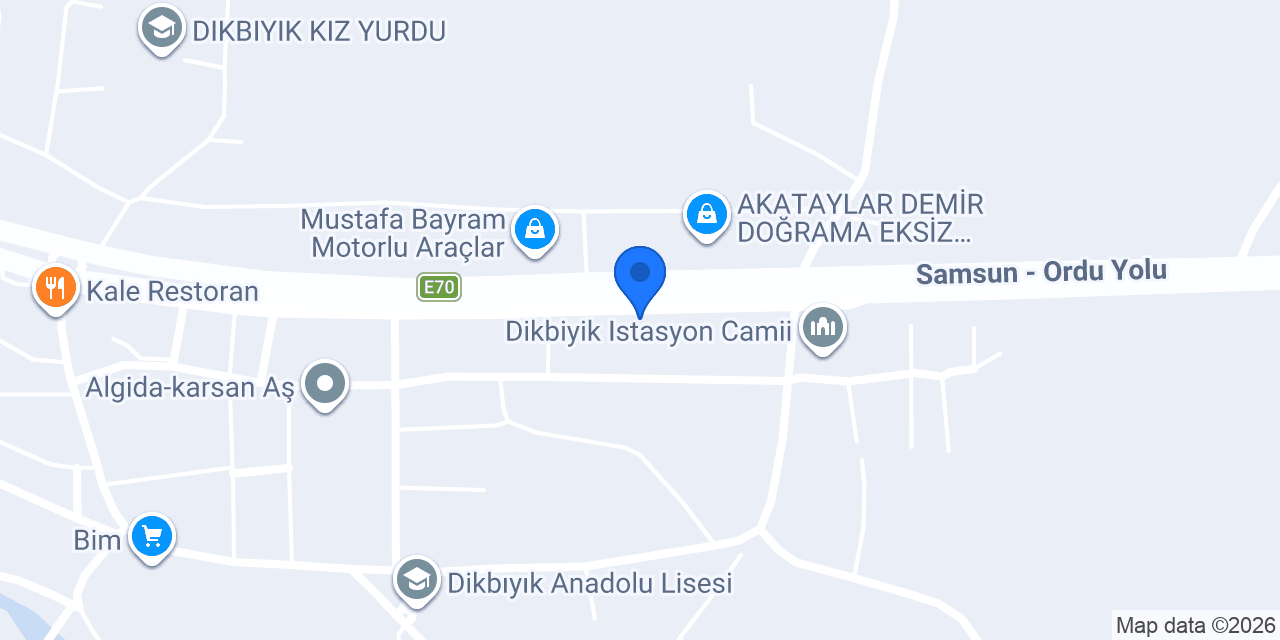 Dikbıyık Lisesi konumu