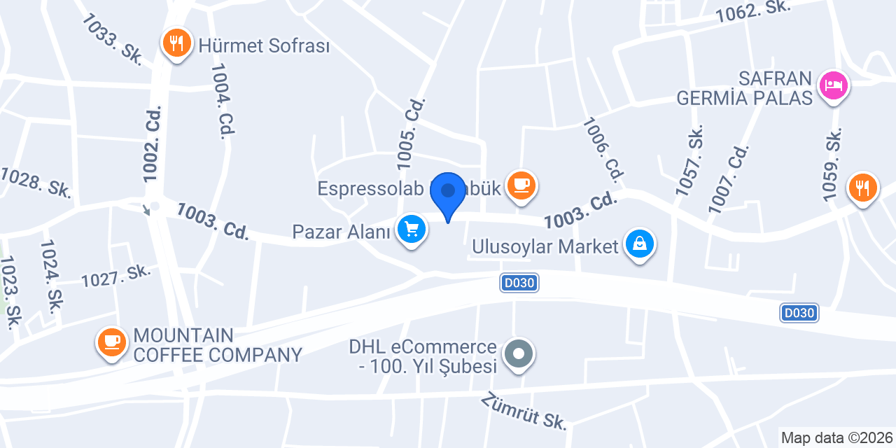 Karavan Börek konumu