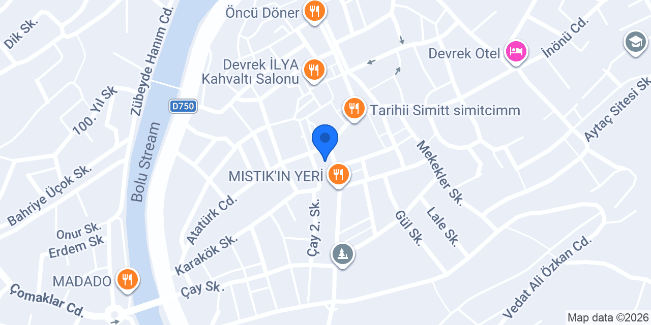 Yapı Kredi - Devrek Şubesi konumu