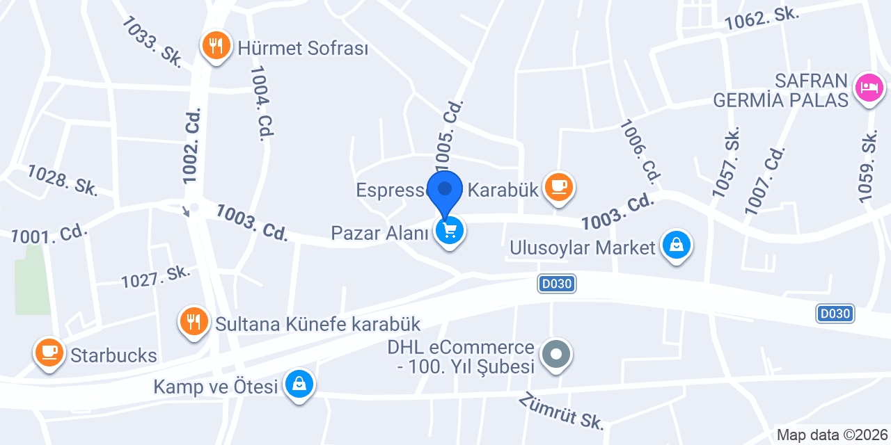 Kuaför RECEP konumu