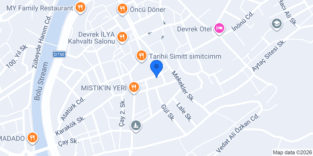 Devrek Vakıfbank konumu