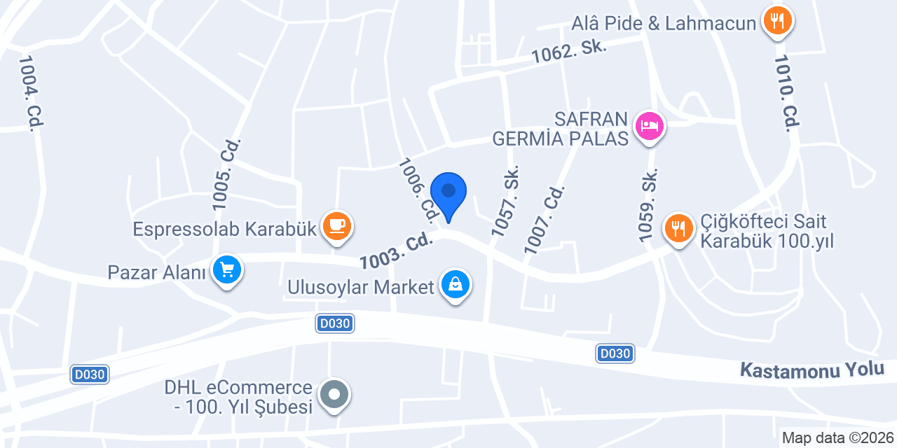 2 Satır Kebap konumu