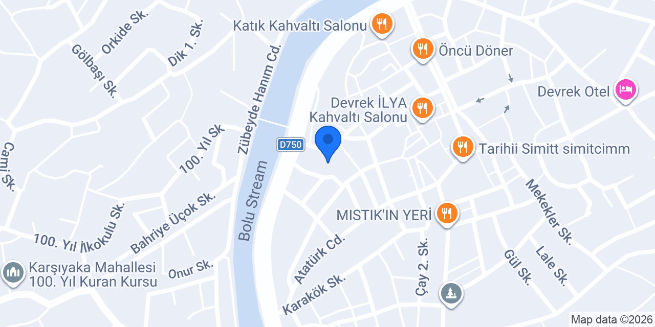 Devrek Taksi Soner Güler konumu