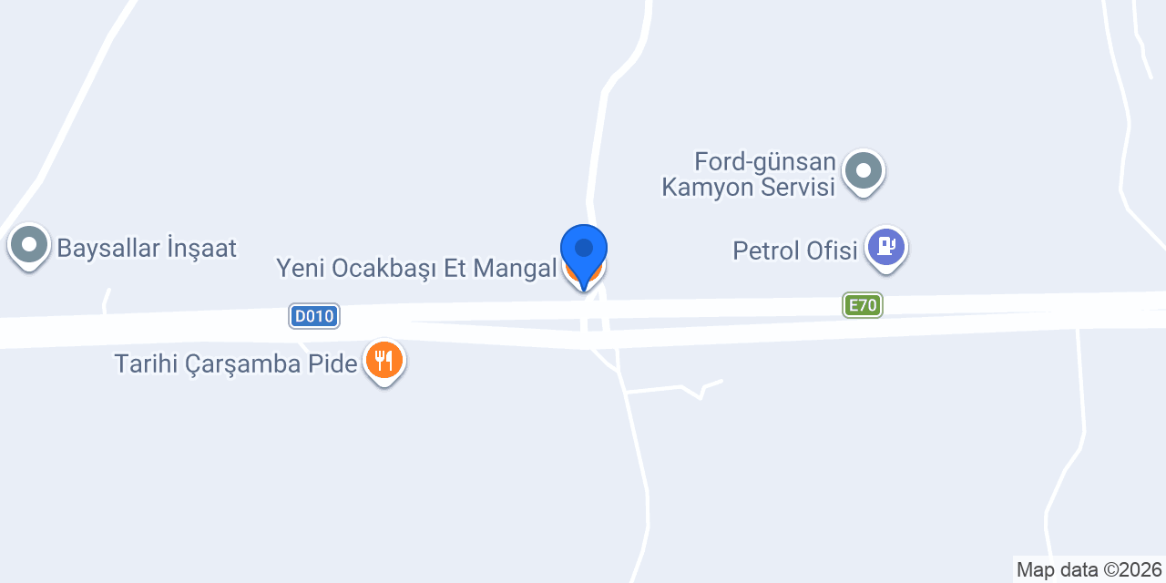 Yeni Ocakbaşı Et Mangal konumu