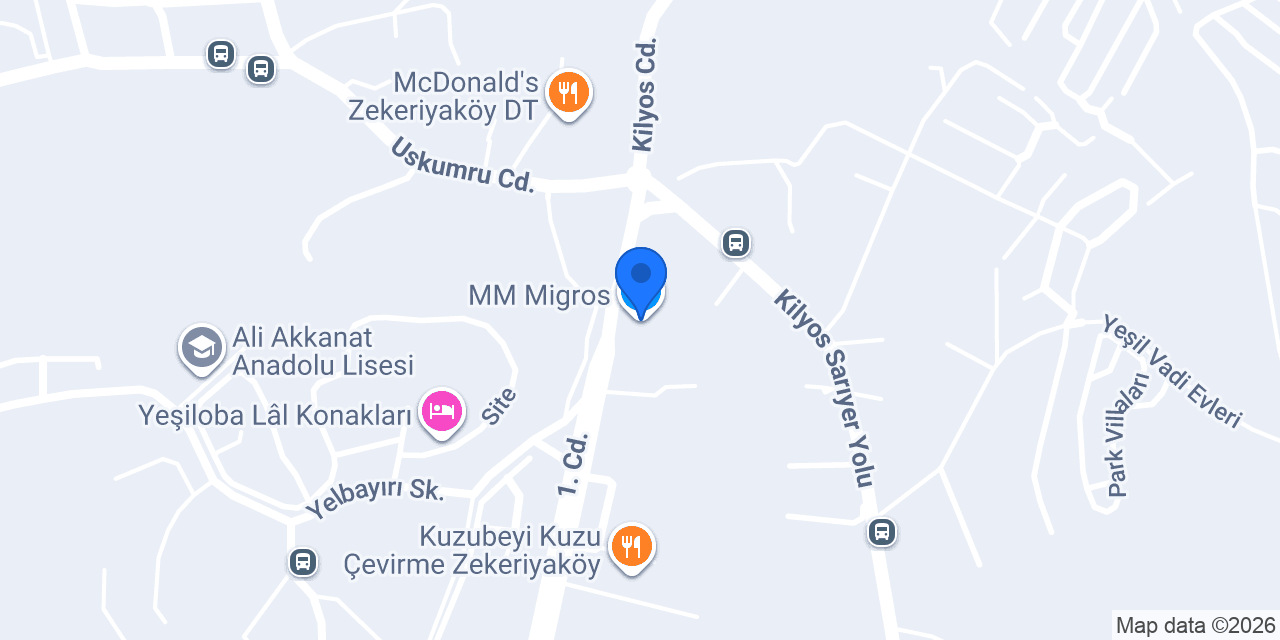 MM Migros konumu