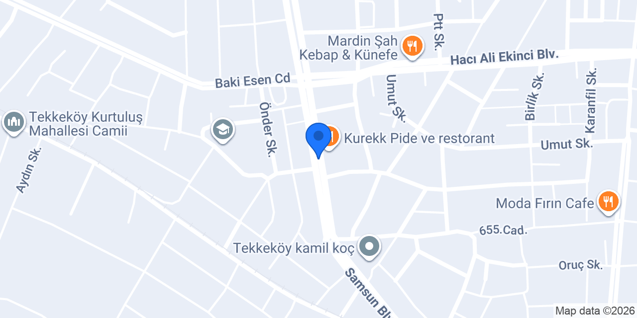 ÇİĞ KÖFTE TEKKEKÖY konumu