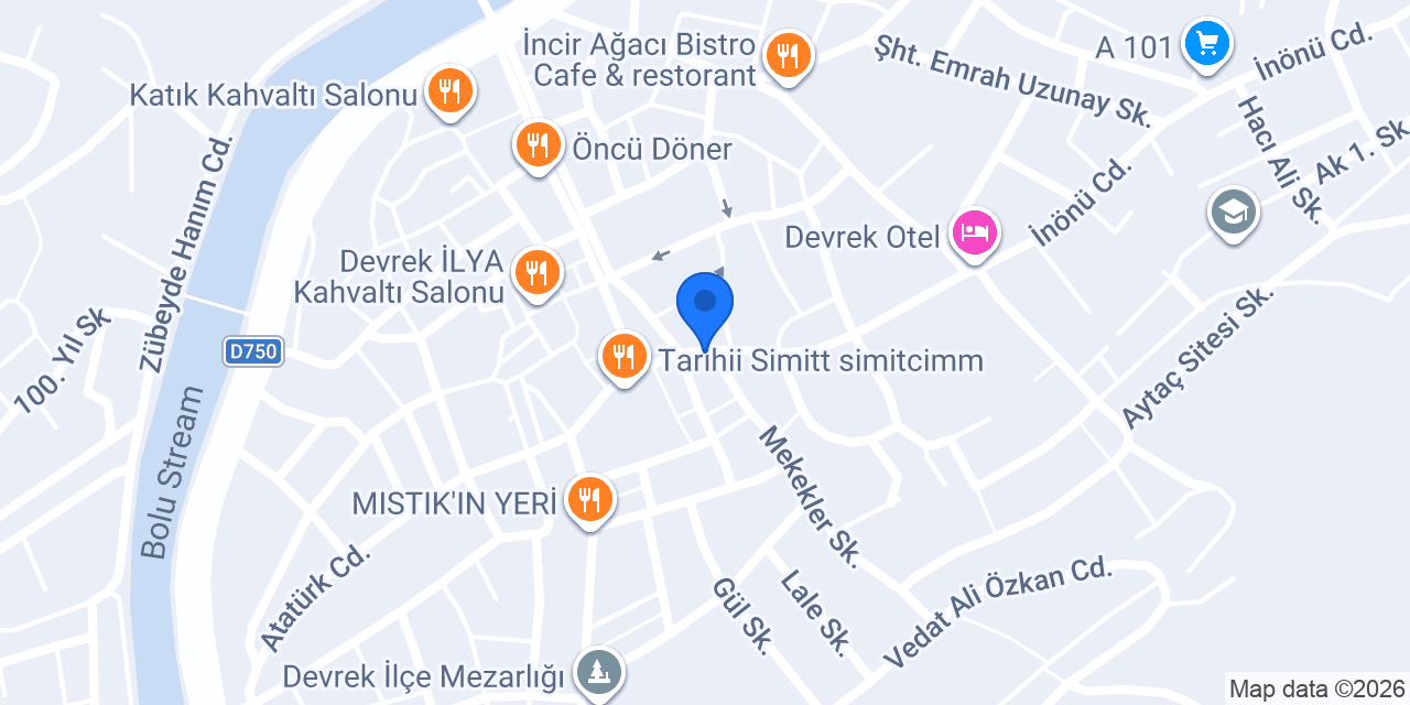 Hür Taksi Durağı konumu