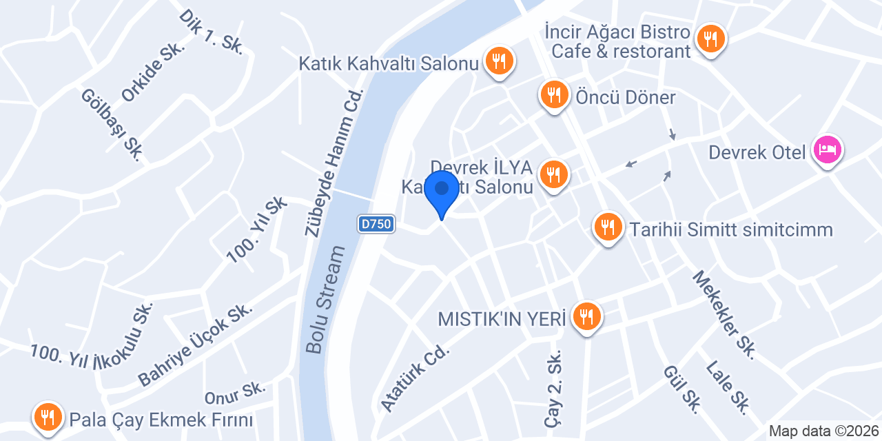 7/24 DEVREK TAKSİ MUTAF konumu