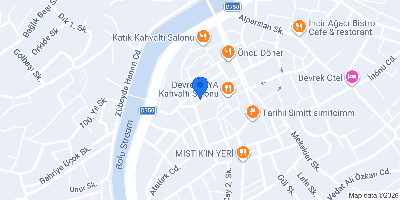Özel Devrek Akademi Sürücü Kursu konumu