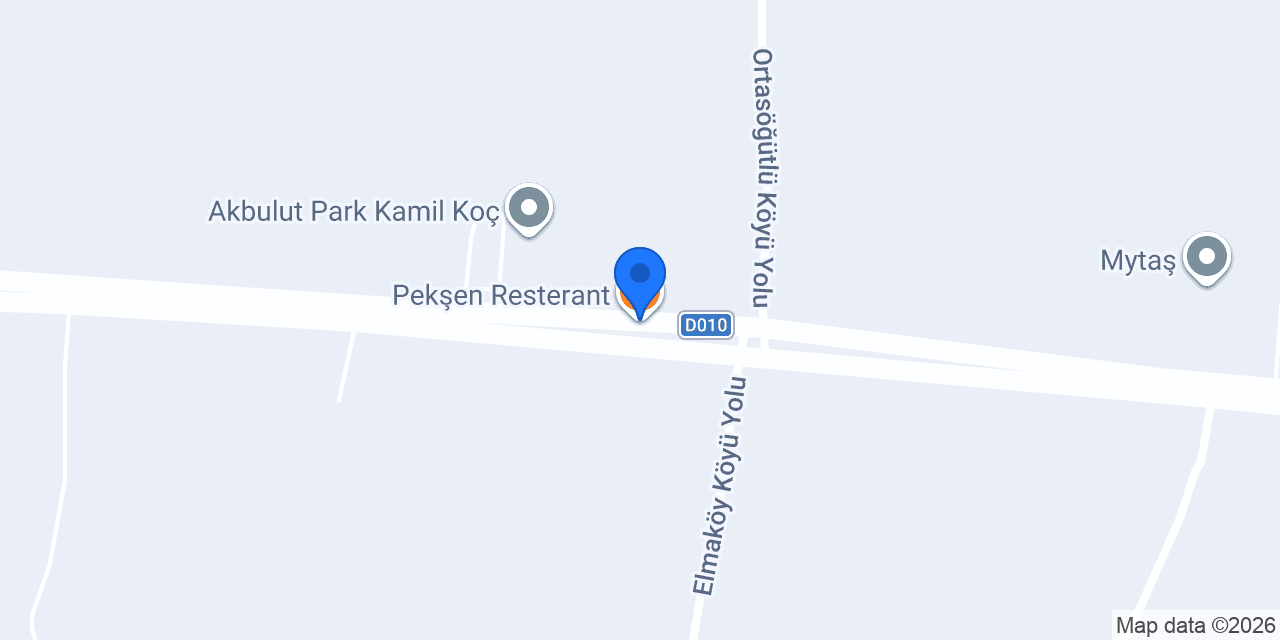 Pekşen Resterant konumu