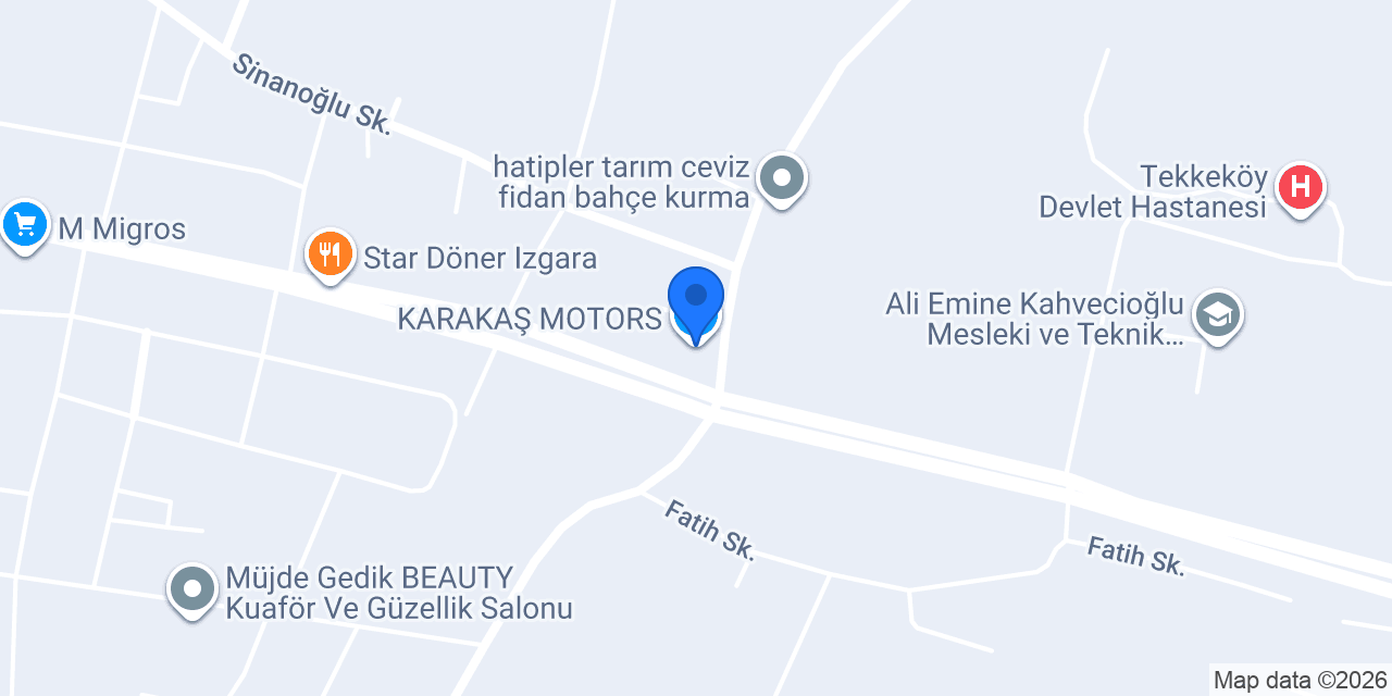 KARAKAŞ MOTORS konumu