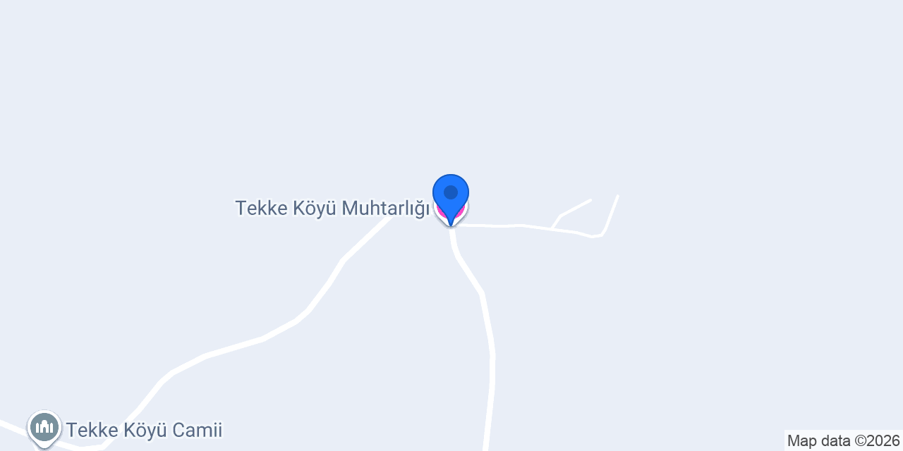 Tekke Köyü Muhtarlığı konumu