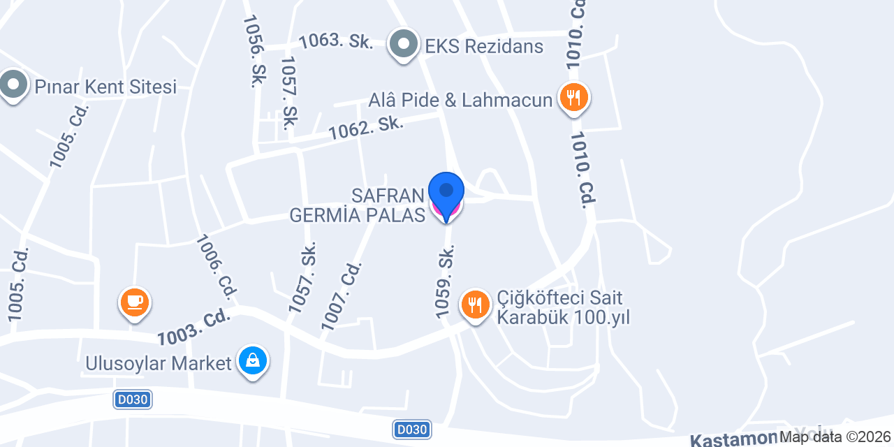 SAFRAN GERMİA PALAS konumu