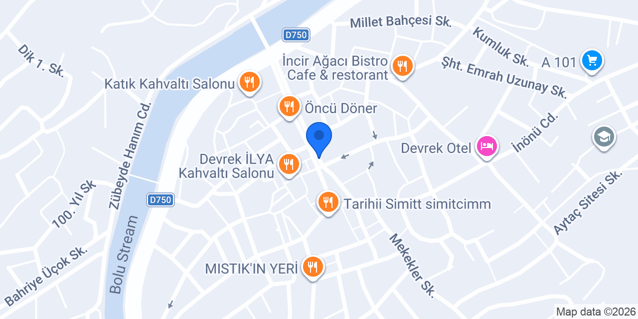 Nağme Color Devrek konumu