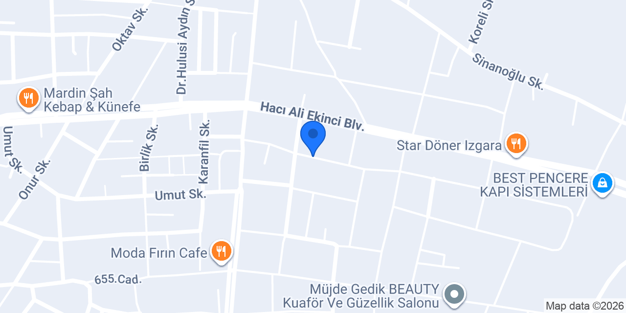 EKİNCİ MİMARLIK İNŞAAT konumu